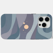 防水ナイトパターンilove nighteパターン Case-Mate iPhoneケース (裏面 (横))