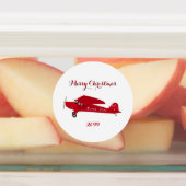 防水ビニル製品クリスマス飛行機ラベル ラベル (貼付)