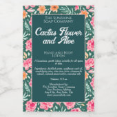 防水フローラ化粧料包装ラベル フードラベル (シングルラベル)