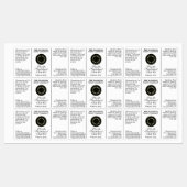 防水ホワイト化粧品ドロッパーボトルラベル ラベル (シート)