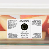 防水ホワイト化粧品ドロッパーボトルラベル ラベル (貼付)