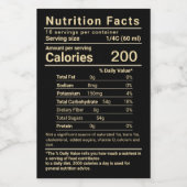 防水メープルシロップ栄養食品ラベル フードラベル (シングルラベル)