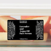 防水モダンブラックドロッパーボトルラベル ラベル (貼付)