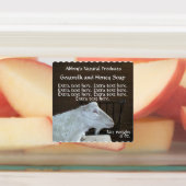 防水ヤギ乳石鹸ラベル ラベル (貼付)