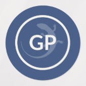 防水ロゴシール ラベル (デザイン1)