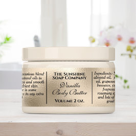 防水ヴィンテージスタイルパール箔石鹸 ラベル