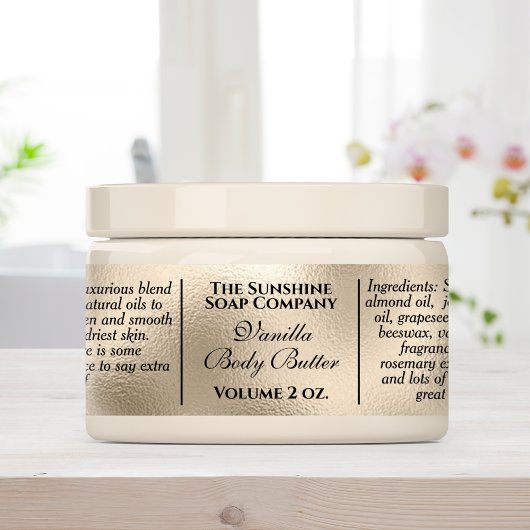 防水ヴィンテージスタイルパール箔石鹸 ラベル