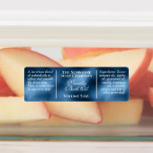 防水ヴィンテージスタイルブルーフォイル石鹸化粧料 ラベル (貼付)