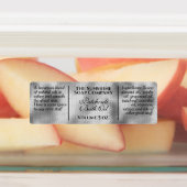 防水ヴィンテージスタイル製銀箔せっけん ラベル (貼付)