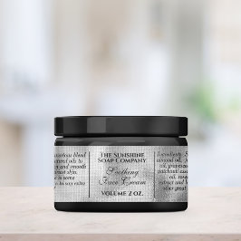 防水ヴィンテージスタイル製銀箔せっけん ラベル