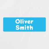 防水保育キャンプ学校小学生男の子男の子の名前 ラベル (デザイン1)