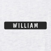 防水名パーソナライズされたキッズスクールウェア ラベル (デザイン1)