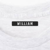 防水名パーソナライズされたキッズスクールウェア ラベル (貼付)