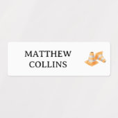 防水名ラパーソナライズされたベル建築 ラベル (デザイン2)