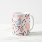 防水性の花:マグカップの自然の美しい コーヒーマグカップ (正面右)