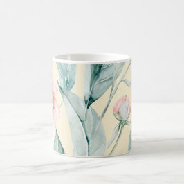 防水性の花:咲くマグカップ コーヒーマグカップ