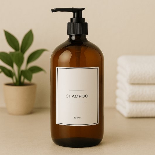 防水編集可能バスルームのビニールラベル シール