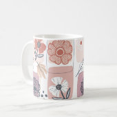 防水花:美しく咲くマグカップ コーヒーマグカップ (正面左)