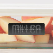 防水退色ダークグレーアドグラデーションレス ラベル (貼付)