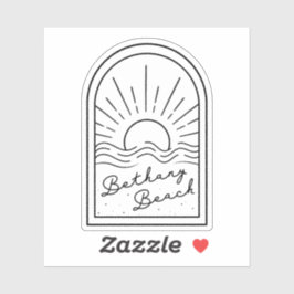 防水透明ベタニービーチシール シール