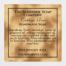 防水金ゴールド箔および黒文字石鹸の化粧品