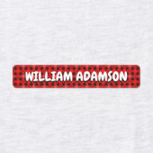 防水 プライド生地の名前ラベル 衣類用 ラベル (デザイン1)