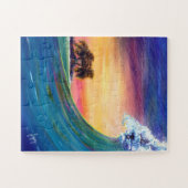 防波堤グローファインアートパズル ジグソーパズル (横)