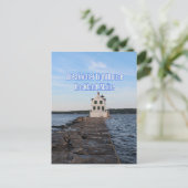 防波堤灯台 ポストカード (スタンド正面)