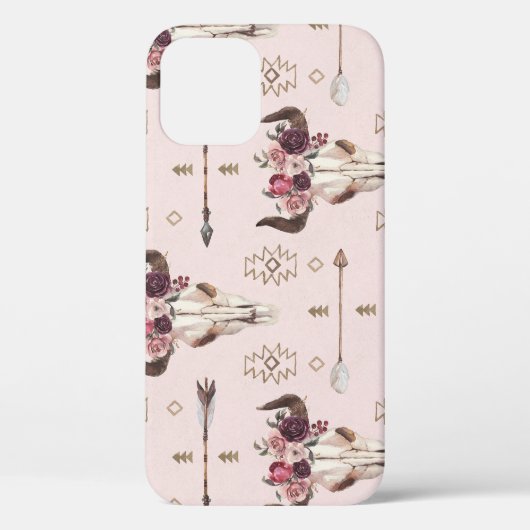 防波矢とスカル、水彩模様。 Case-Mate iPhoneケース (裏面)