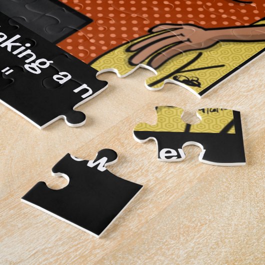 防潮用ジグソーパズル252個 ジグソーパズル (側面)