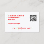 防火カスタムQR 名刺 (裏面)