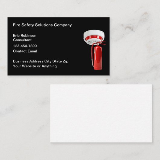 防火テーマ名刺 名刺 (正面/裏面)