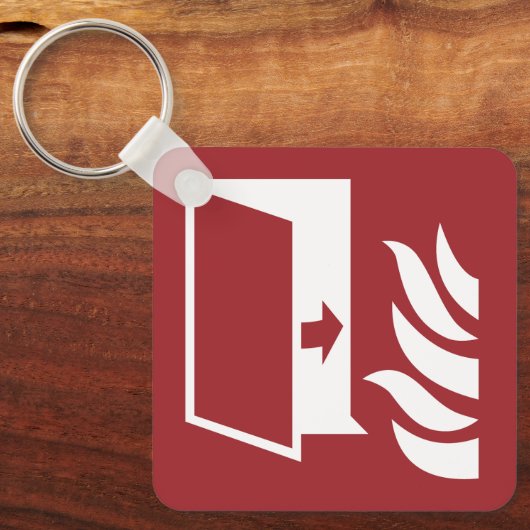 防火扉安全標識 キーホルダー (正面)