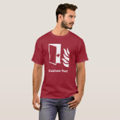防火扉安全標識 Tシャツ (正面フル)