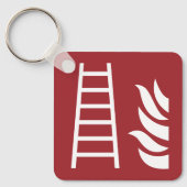 防火梯子安全標識 キーホルダー (正面)