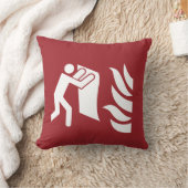 防火用毛布の安全標識 クッション (ブランケット)