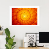 防火緩和曲線 ポスター (ホームオフィス)