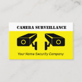 防犯カメラ映像監視会社 名刺 (正面)