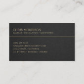 防犯カメラ設置工事 名刺 (裏面)