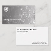 防犯カメラ | ロック | オンライン保護 名刺 (正面/裏面)