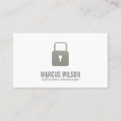 防犯カメラ |ロック 名刺 (裏面)