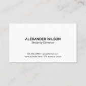 防犯カメラ |保護サービス 名刺 (裏面)