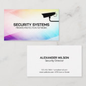 防犯カメラ |保護サービス 名刺 (正面/裏面)