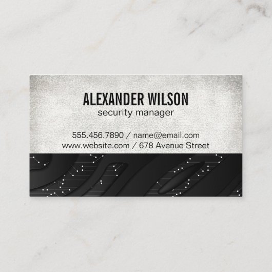 防犯カメラ | 技術ノード 名刺 (裏面)