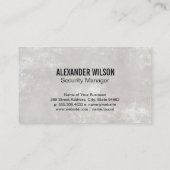 防犯カメラ | 犬のロゴ 名刺 (裏面)