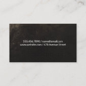 防犯カメラ | 背グランジ景 名刺 (裏面)