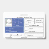 防犯バッジ バッジ (裏面)