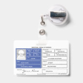 防犯バッジ バッジ (伸縮クリップ付きの裏面)