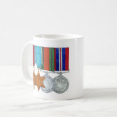 防犯メダルグループマグカップ付きエアクルー・ヨーロッパ・スター コーヒーマグカップ (正面左)