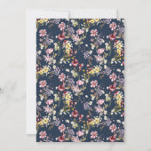 防穂野花文海軍青色卒業パーティー 招待状 (裏面)